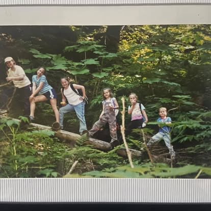Five Eyre Kids and Our Bonus Sister, Tina. 