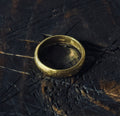 24K SOLID GOLD RING - SZ 9.25