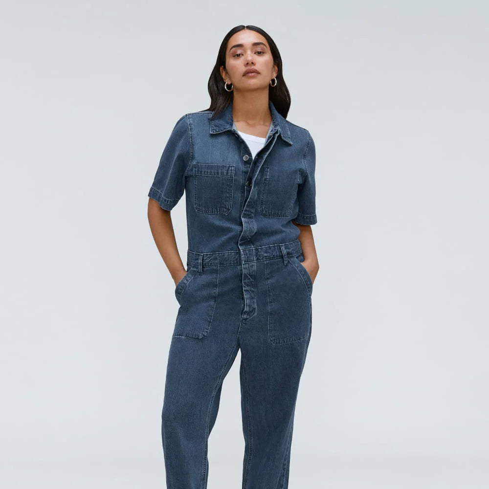 EVERLANE THE SUPER SOFT COVERALL - SZ 2 **GENTLY USED/LIKE NEW**