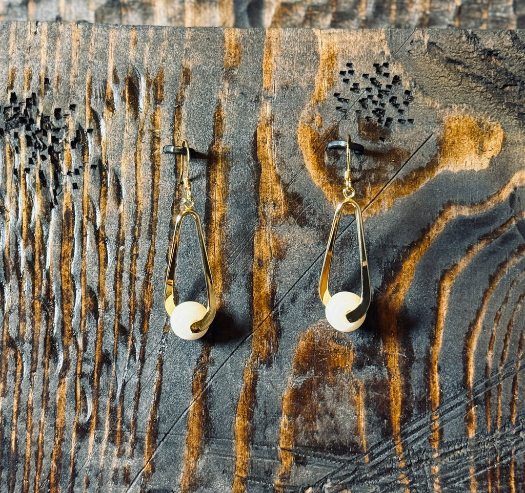 101 - BONE DROP EARRINGS