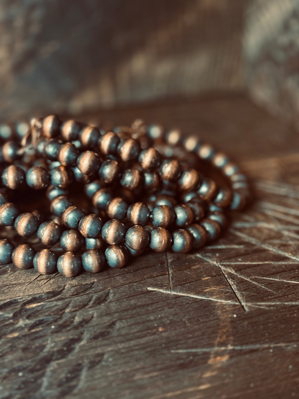DESERT PEARLS - COPPER - 24-26" / 10mm