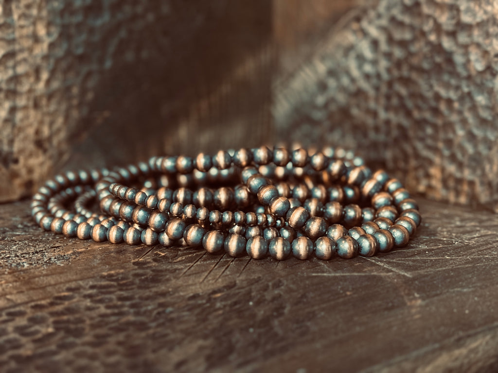 DESERT PEARLS - COPPER - 6mm