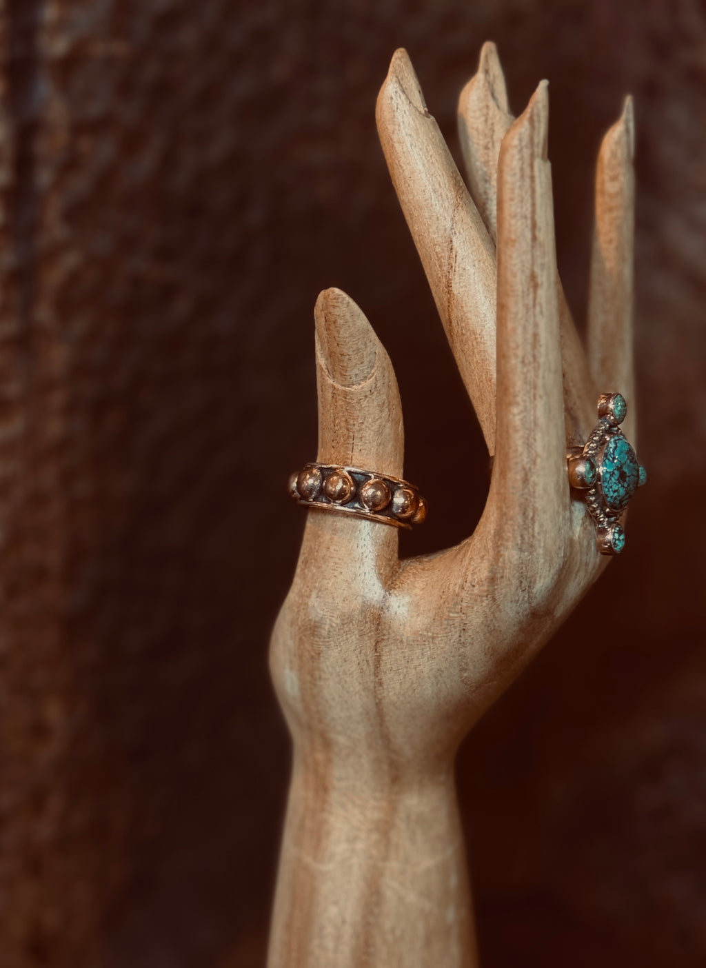 Bubbles Copper Ring - Fully Adjustable - 8.25mm