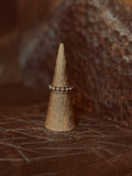 Copper Bubbles Ring - Fully Adjustable - 6.5mm wide band