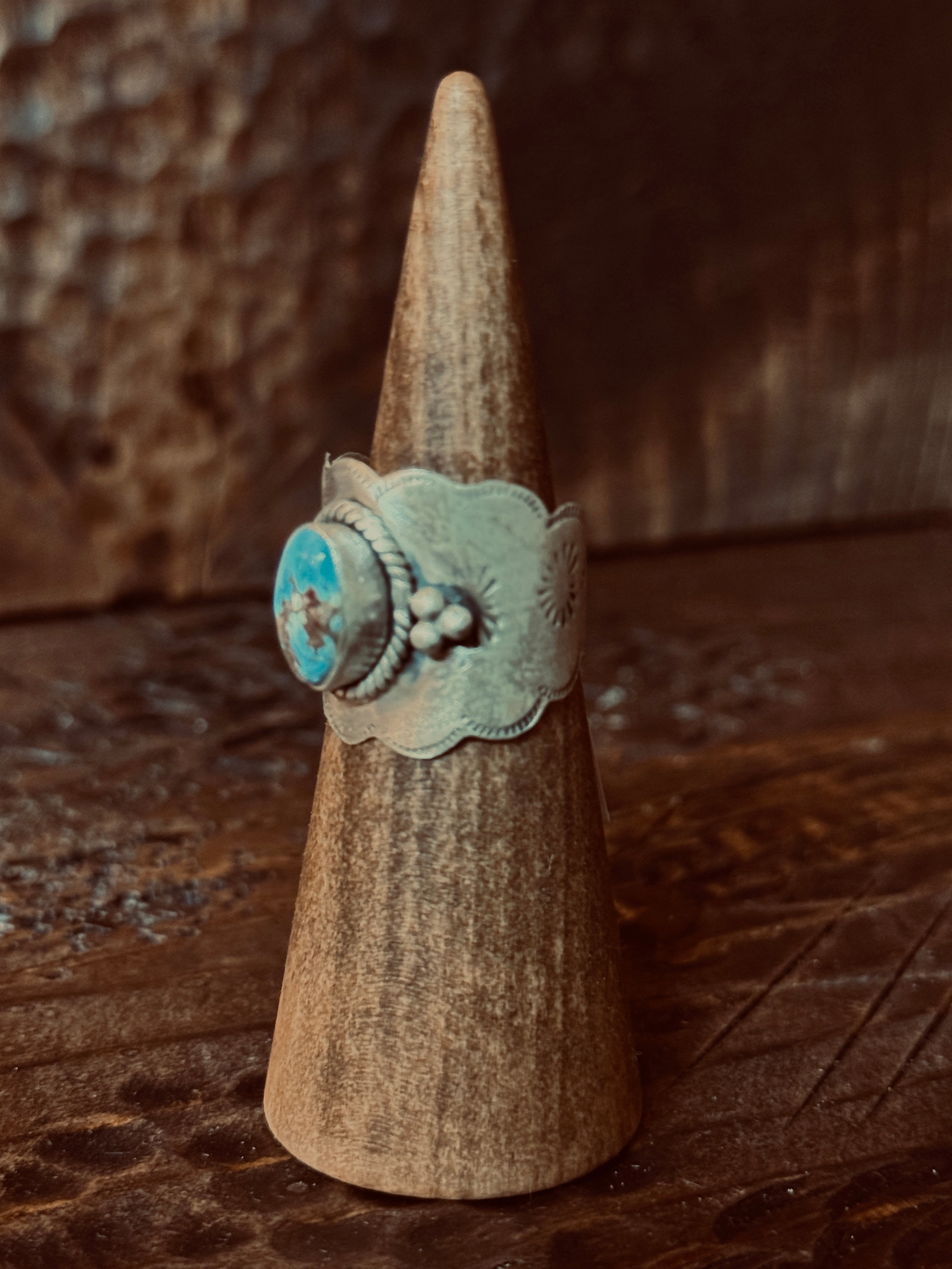 Golden Hills Cigar Band Ring - 7