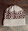 Violet Tones Fair Isle Beanie