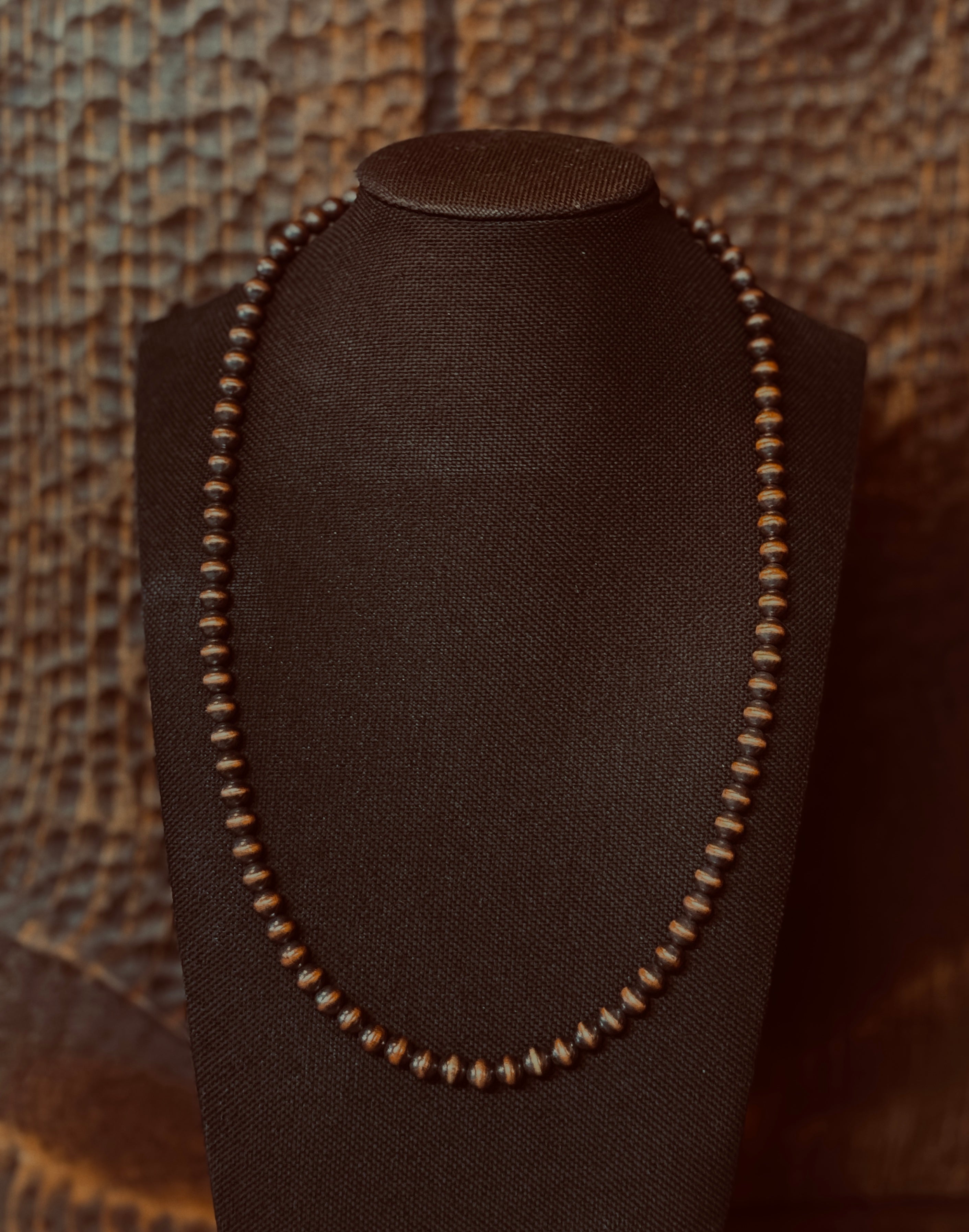 Copper Desert Pearls - 6mm 21-23"