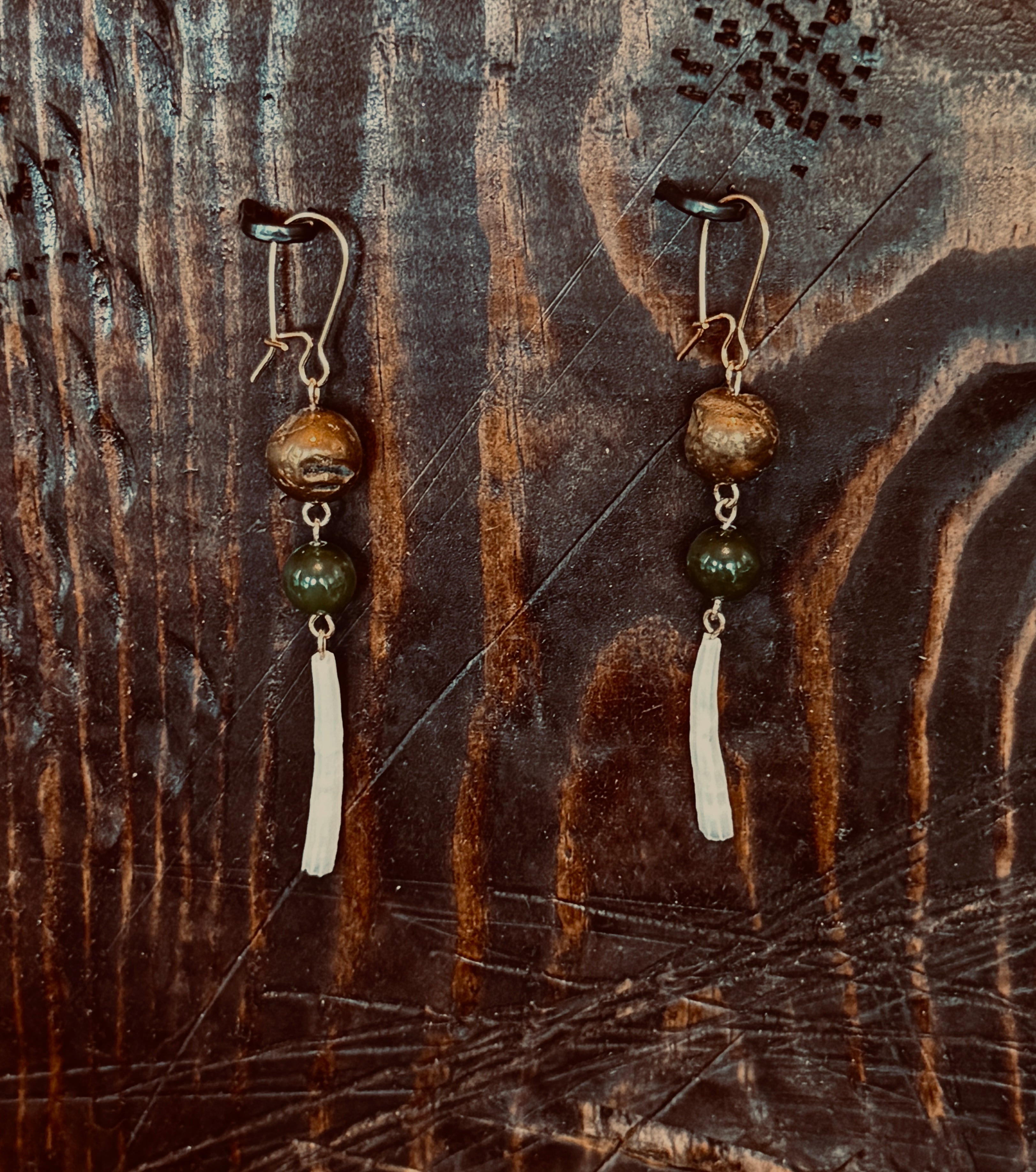 Jade Waters Dangle Earrings