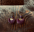 123 - Amethyst Purple Twilight Earrings