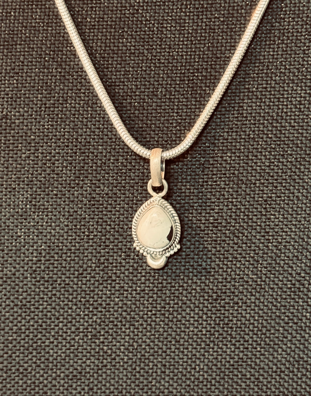 White Buffalo Pendant W/ SS Chain - 16" +1"