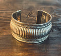 MULTI TEXTURED WIDE CUFF BRACELET