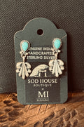 Turquoise dangle earrings