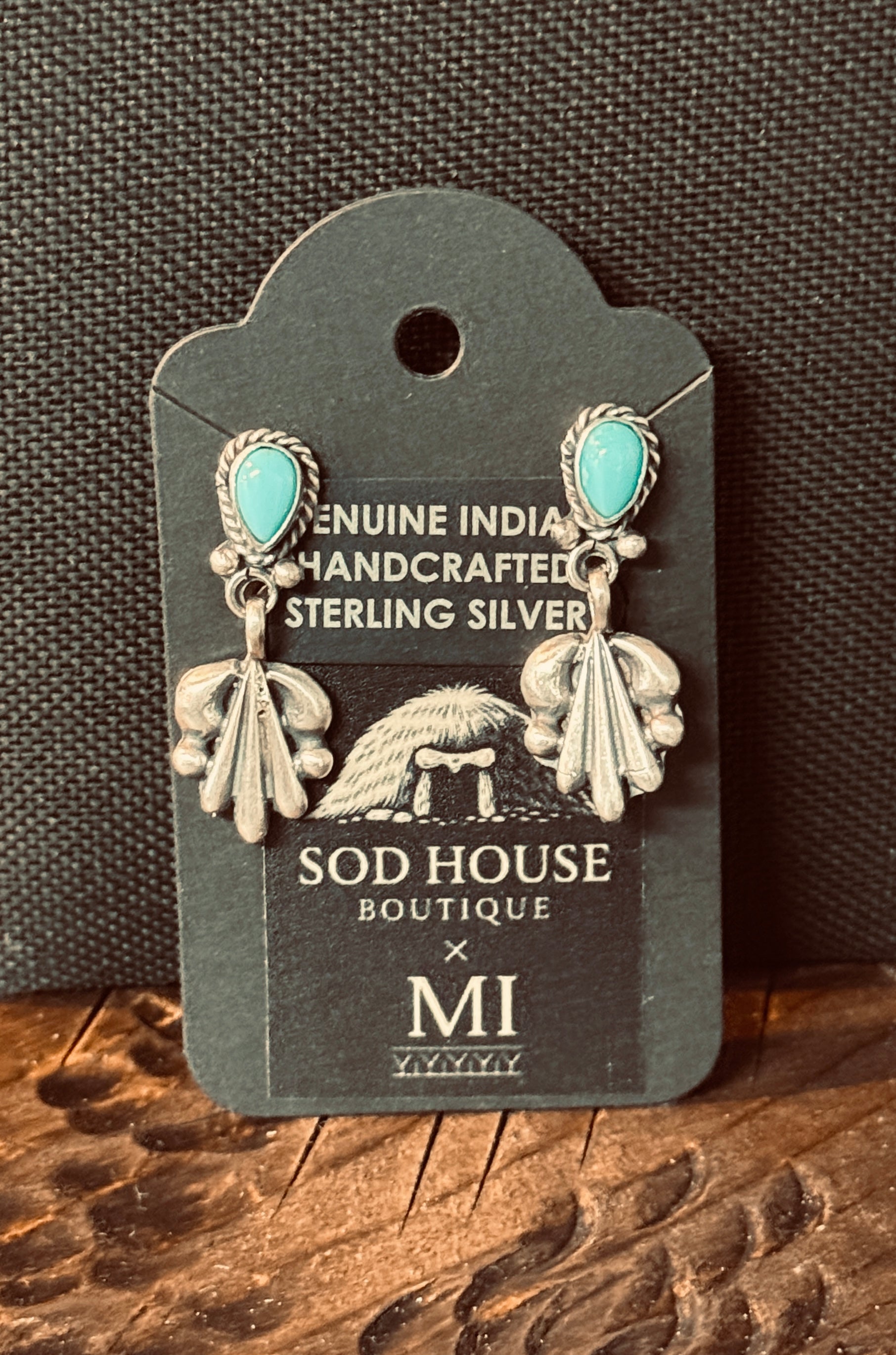 Turquoise dangle earrings