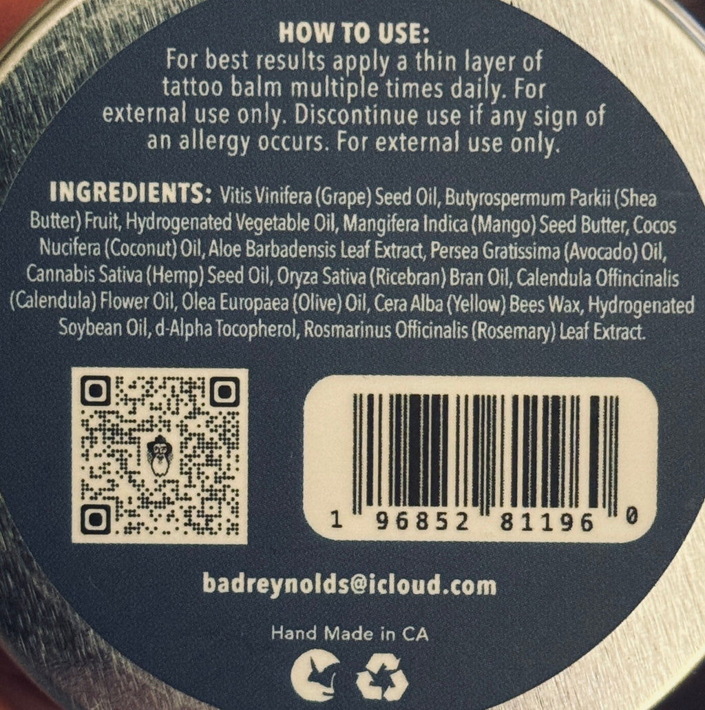 Bad Bob's Alaskan Tattoo Care Balm