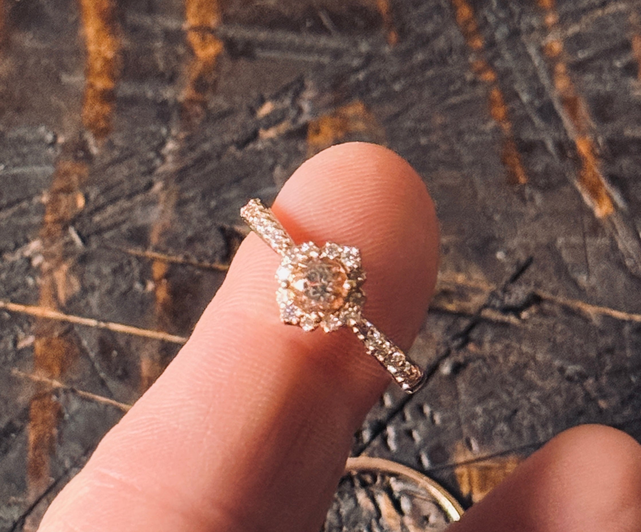 Rose Gold Bridal Set - sz 8