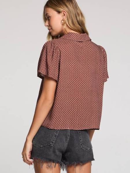 Saltwater Luxe Charlie - Mocha Dot XS