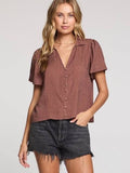 Saltwater Luxe Charlie - Mocha Dot XS